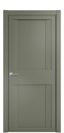 Дверь межкомнатная Подио 01 Цвет Зеленый Покрытие Эмаль  Наличник L 75 Цена 51168