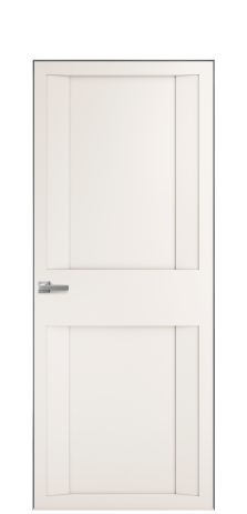 Дверь межкомнатная Podio 01 Цвет Молочный Покрытие Эмаль  Наличник Скрытый короб хром Цена 94010