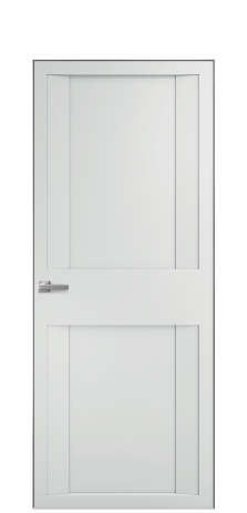 Дверь межкомнатная Podio 01 Цвет Облачный Покрытие Эмаль  Наличник Скрытый короб хром Цена 94010