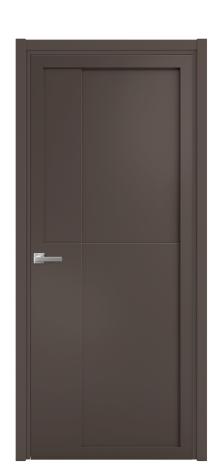 Дверь межкомнатная Podio 02 Цвет Коричневый Покрытие Эмаль  Наличник L 50 Цена 76875