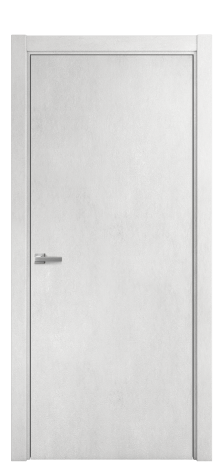 Дверь межкомнатная Porte 39-00 Цвет Бетон известковый Покрытие ПВХ ФАКТУРНЫЕ Наличник L 75 Цена 27000