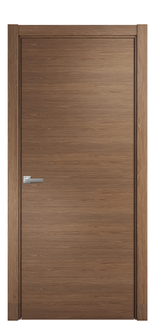 Дверь межкомнатная Porte 39-00 Цвет ESPRESSO 1017M Покрытие Шпон Fine Line горизонталь Наличник L 75 Цена 35971