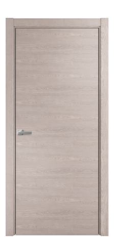 Дверь межкомнатная Porte 39-00 Цвет Бетон известковый Покрытие ПВХ ORIGINAL Наличник Скрытый короб хром Цена 35760