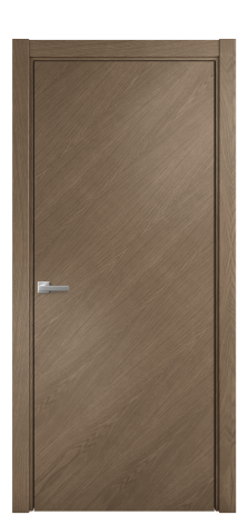 Дверь межкомнатная Porte 39-00 Цвет Дуб Мускат Покрытие Шпон натуральный диагональ Наличник L 75 Цена 51675