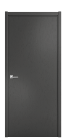 Дверь межкомнатная Porte 39-00 Цвет Дуб Шоколад Покрытие Шпон масло вертикаль Наличник Скрытый короб хром Цена 45410