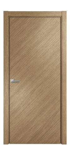 Дверь межкомнатная Porte 39-00 Цвет Дуб Янтарь Покрытие Шпон масло диагональ Наличник L 75 Цена 53888