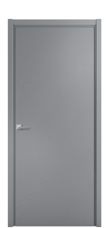 Дверь межкомнатная Porte 39-00 Цвет Ясень Крем Покрытие Шпон крашеный горизонталь Наличник Скрытый короб хром Цена 42410