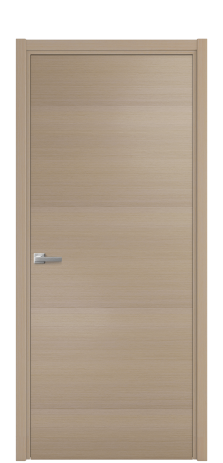 Дверь межкомнатная Porte 39-00 Цвет Ясень Гриджио Покрытие Шпон крашеный горизонталь Наличник Скрытый короб хром Цена 42410