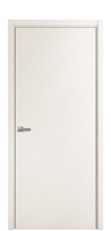 Дверь межкомнатная Porte 39-00 Цвет Ясень Молочный Покрытие Шпон крашеный диагональ Наличник L 50 Цена 48088