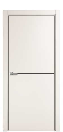 Дверь межкомнатная Slot 10-001 Цвет Молочный Покрытие Эмаль  Наличник L 75 Цена 39575