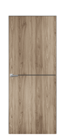 Дверь межкомнатная Слот 10-001 Цвет Орех смоук Покрытие ПВХ ПОД ДЕРЕВО Наличник Скрытый короб хром Цена 38100