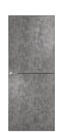 Дверь межкомнатная Слот 10-001 Цвет Айс какао Покрытие ПВХ ФАКТУРНЫЕ Наличник Скрытый короб хром Цена 38100