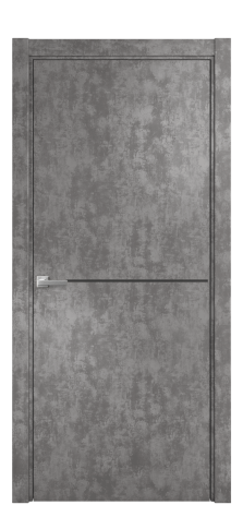 Дверь межкомнатная Слот 10-001 Цвет Айс какао Покрытие ПВХ ФАКТУРНЫЕ Наличник L 75 Цена 31200