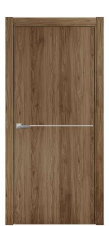 Дверь межкомнатная Slot 10-001 Цвет Орех классический Покрытие ПВХ ПОД ДЕРЕВО Наличник L 75 Цена 31200