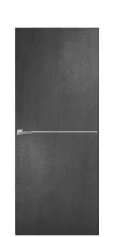 Дверь межкомнатная Slot 10-001 Цвет Камень темный Покрытие ПВХ ORIGINAL Наличник Скрытый короб хром Цена 36910