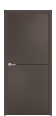 Дверь межкомнатная Slot 10-001 Цвет Коричневый Покрытие Эмаль  Наличник L 50 Цена 39575