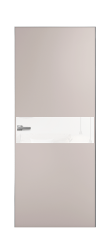 Дверь межкомнатная Ветро 11 Цвет Пудра Покрытие Эмаль  Наличник Скрытый короб хром Цена 45550