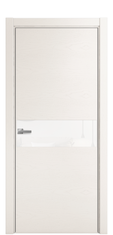 Дверь межкомнатная Ветро 11 Цвет Ясень Молочный Покрытие Шпон крашеный  Наличник L 75 Цена 48775