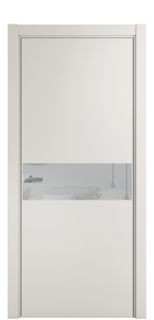 Дверь межкомнатная Ветро 11 Цвет Лайт Грей Покрытие ПВХ SOFT (ПЭТ) Наличник L 75 Цена 9200