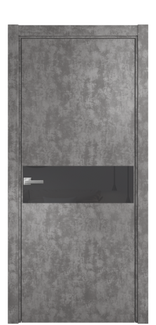 Дверь межкомнатная Ветро 11 Цвет Айс какао Покрытие ПВХ ФАКТУРНЫЕ Наличник L 75 Цена 8700