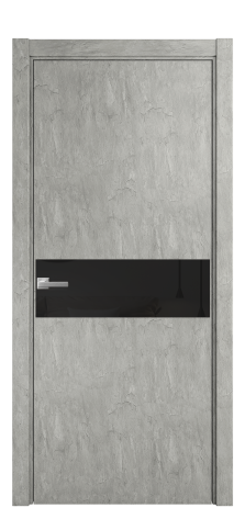 Дверь межкомнатная Ветро 11 Цвет Скол камня грей Покрытие ПВХ ФАКТУРНЫЕ Наличник L 75 Цена 8700