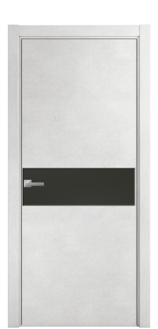 Дверь межкомнатная Ветро 11 Цвет Бетон известковый Покрытие ПВХ ФАКТУРНЫЕ Наличник L 75 Цена 8700