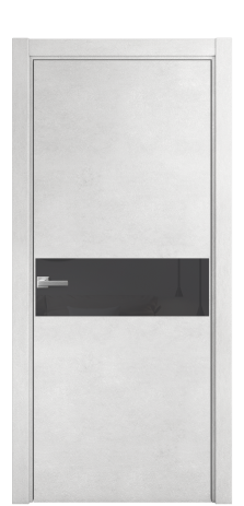 Дверь межкомнатная Ветро 11 Цвет Бетон известковый Покрытие ПВХ ФАКТУРНЫЕ Наличник L 75 Цена 8700