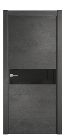 Дверь межкомнатная Ветро 11 Цвет Камень темный Покрытие ПВХ ФАКТУРНЫЕ Наличник L 75 Цена 8700