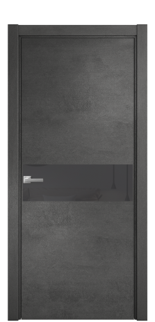 Дверь межкомнатная Ветро 11 Цвет Камень темный Покрытие ПВХ ФАКТУРНЫЕ Наличник L 75 Цена 9200
