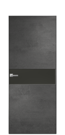 Дверь межкомнатная Ветро 11 Цвет Камень темный Покрытие ПВХ ФАКТУРНЫЕ Наличник Скрытый короб хром Цена 41000