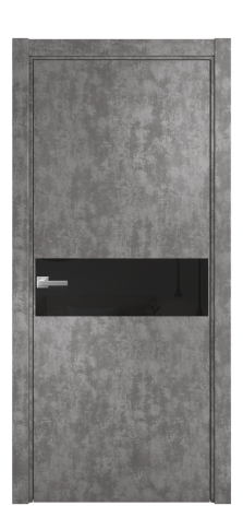 Дверь межкомнатная Vetro 11 Цвет Айс какао Покрытие ПВХ ФАКТУРНЫЕ Наличник L 75 Цена 34100