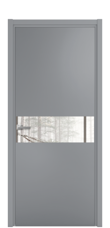 Дверь межкомнатная Vetro 11 Цвет Гриджио Покрытие Эмаль  Наличник L 50 Цена 47073