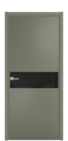 Дверь межкомнатная Ветро 11 Цвет Зеленый Покрытие Эмаль  Наличник L 50 Цена 47073