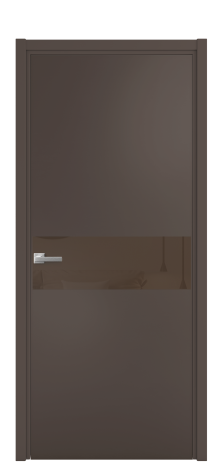 Дверь межкомнатная Ветро 11 Цвет Коричневый Покрытие Эмаль  Наличник L 50 Цена 47073