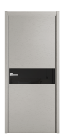 Дверь межкомнатная Ветро 11 Цвет Ясень Серый Шелк Покрытие Шпон крашеный  Наличник L 50 Цена 48775