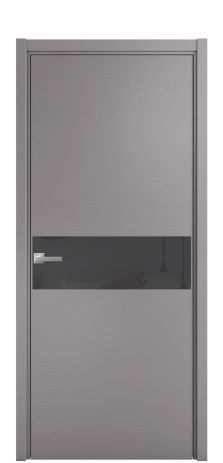 Дверь межкомнатная Vetro 11 Цвет Ясень Ирис Покрытие Шпон крашеный  Наличник L 50 Цена 48775