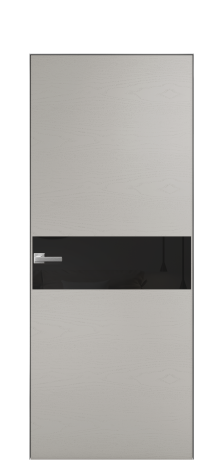 Дверь межкомнатная Vetro 11 Цвет Дуб Янтарь Покрытие Шпон масло  Наличник Скрытый короб хром Цена 68960