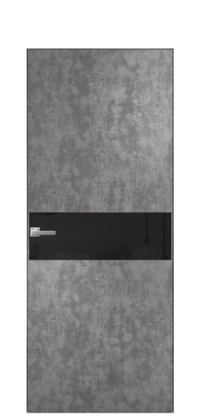 Дверь межкомнатная Vetro 11 Цвет Ice cacao Покрытие ПВХ ORIGINAL Наличник Скрытый короб хром Цена 42010