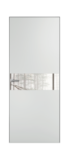 Дверь межкомнатная Vetro 11 Цвет Облачный Покрытие Эмаль  Наличник Скрытый короб хром Цена 61810