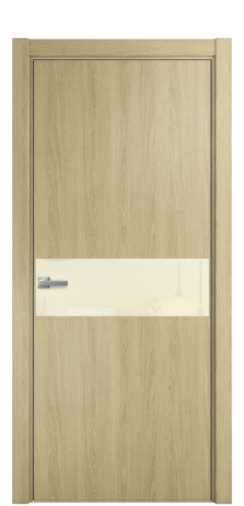 Дверь межкомнатная Vetro 11 Цвет Maderaira oak amber Покрытие ПВХ WOOD NATURAL Наличник L 75 Цена 30825
