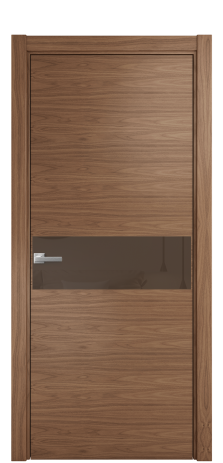 Дверь межкомнатная Vetro 11 Цвет Камень темный Покрытие ПВХ ORIGINAL Наличник L 75 Цена 33550