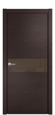 Дверь межкомнатная Vetro 11 Цвет Мореный Дуб Покрытие Шпон натуральный  Наличник L 75 Цена 51150