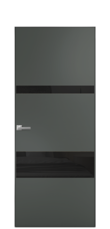 Дверь межкомнатная Vetro 12 Цвет Пихтовый Покрытие Эмаль  Наличник Скрытый короб хром Цена 61810