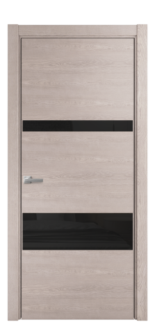 Дверь межкомнатная Vetro 12 Цвет Дуб Имбирь Покрытие Шпон натуральный  Наличник L 75 Цена 51150