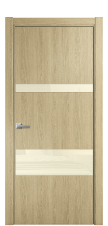 Дверь межкомнатная Vetro 12 Цвет Maderaira oak amber Покрытие ПВХ WOOD NATURAL Наличник L 75 Цена 30825