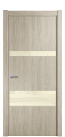 Дверь межкомнатная Vetro 12 Цвет Maderaira oak sand Покрытие ПВХ WOOD NATURAL Наличник L 75 Цена 30825