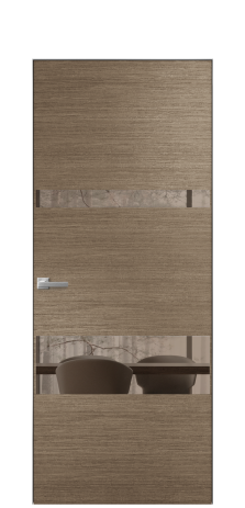 Дверь межкомнатная Vetro 12 Цвет Дуб Кофе Покрытие Шпон масло  Наличник Скрытый короб хром Цена 62350 Дверь межкомнатная Vetro 12 Цвет Дуб Кофе Покрытие Шпон масло  Наличник Скрытый короб хром Цена 62350