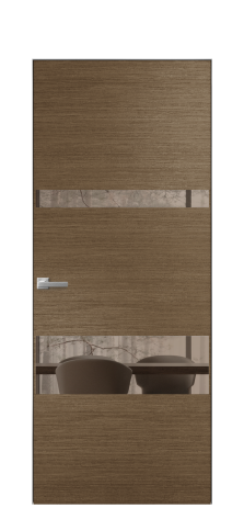 Дверь межкомнатная Vetro 12 Цвет Дуб Шоколад Покрытие Шпон масло  Наличник Скрытый короб хром Цена 62350 Дверь межкомнатная Vetro 12 Цвет Дуб Шоколад Покрытие Шпон масло  Наличник Скрытый короб хром Цена 62350