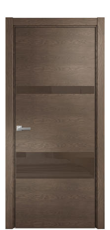 Дверь межкомнатная Vetro 12 Цвет Дуб Марракеш Покрытие Шпон натуральный  Наличник L 75 Цена 51150