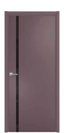 Дверь межкомнатная Vetro 13 Цвет Лиловый Покрытие Эмаль  Наличник L 50 Цена 44675